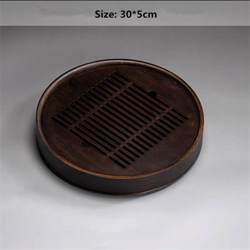 Natural Walnut Hard Bamboo Kung Fu Gongfu Tea Tray Serving Table Tea Plate - Picture 20 of 24