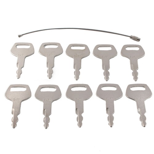 10pcs Ignition Key #S450 For Sumitomo Fit JCB Excavator Heavy Equipment KHR20070 - Picture 2 of 8