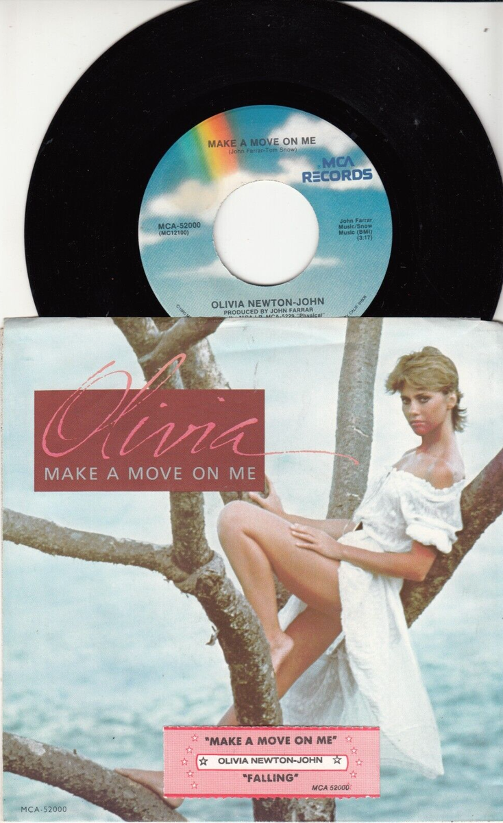 OLIVIA NEWTON-JOHN - MAKE A MOVE ON ME - ORIG 45 WPS -GREAT SHAPE