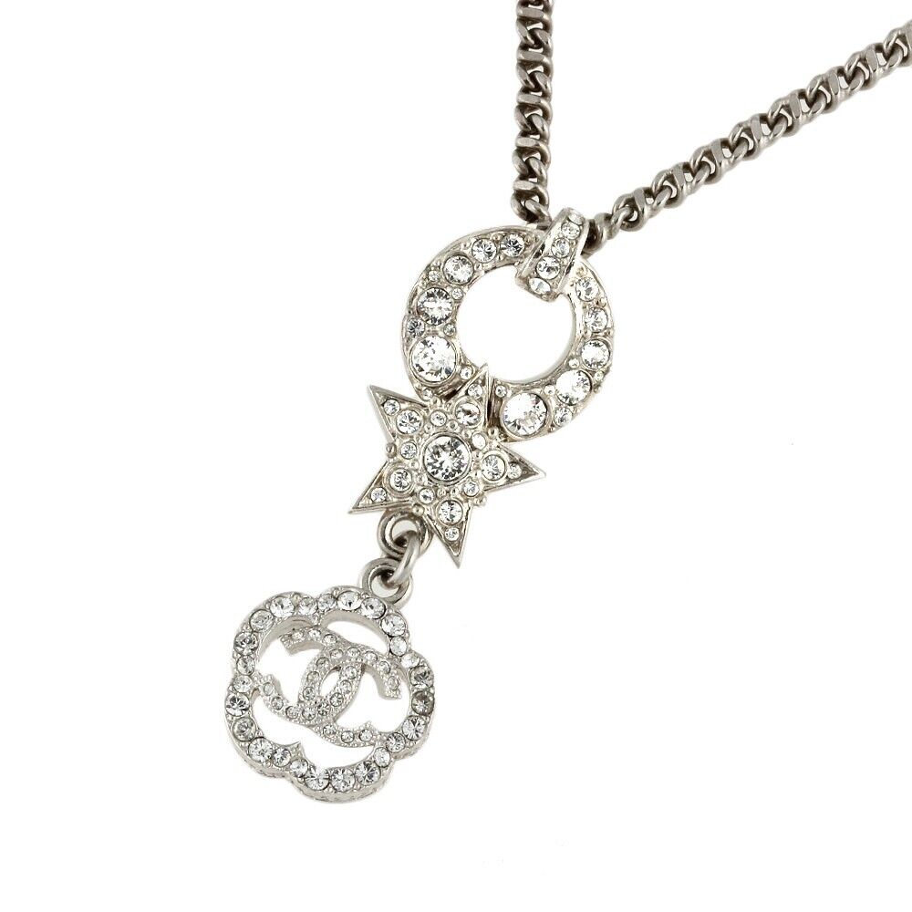 CHANEL C20 P Camellia Star COCO Mark Rhinestone Pearl CHANEL C20 P Camellia Star COCO Mark Rhinestone Pearl