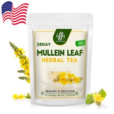 Mullein Tea Bags For Lung Cleanse Herbal Leaf of Flowers Detox Enhance Immune
