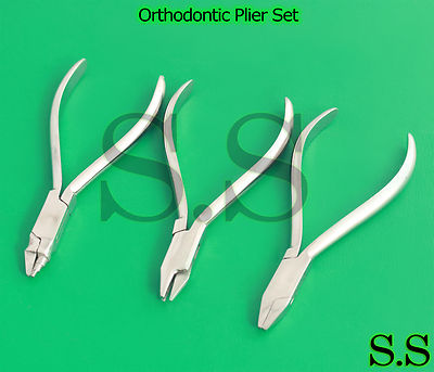 #ad #ad Orthodontic Flat On Flat Utility Forming Ortho Pliers Three Jaw Bending Young $26.80