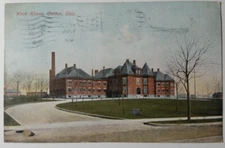 1914 Work House, Canton, Ohio OH Vintage PC