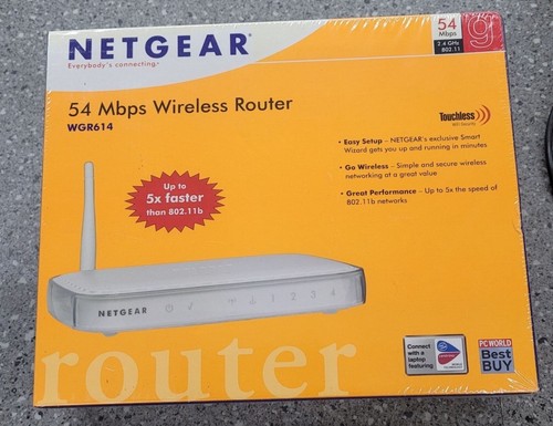 Netgear 54 Mbps Wireless Router WGR614 New In Box - Picture 7 of 7