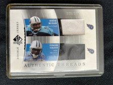 Steve McNair  Calico /345  Certified Game Used Jersey  Card  (Inventory #B)