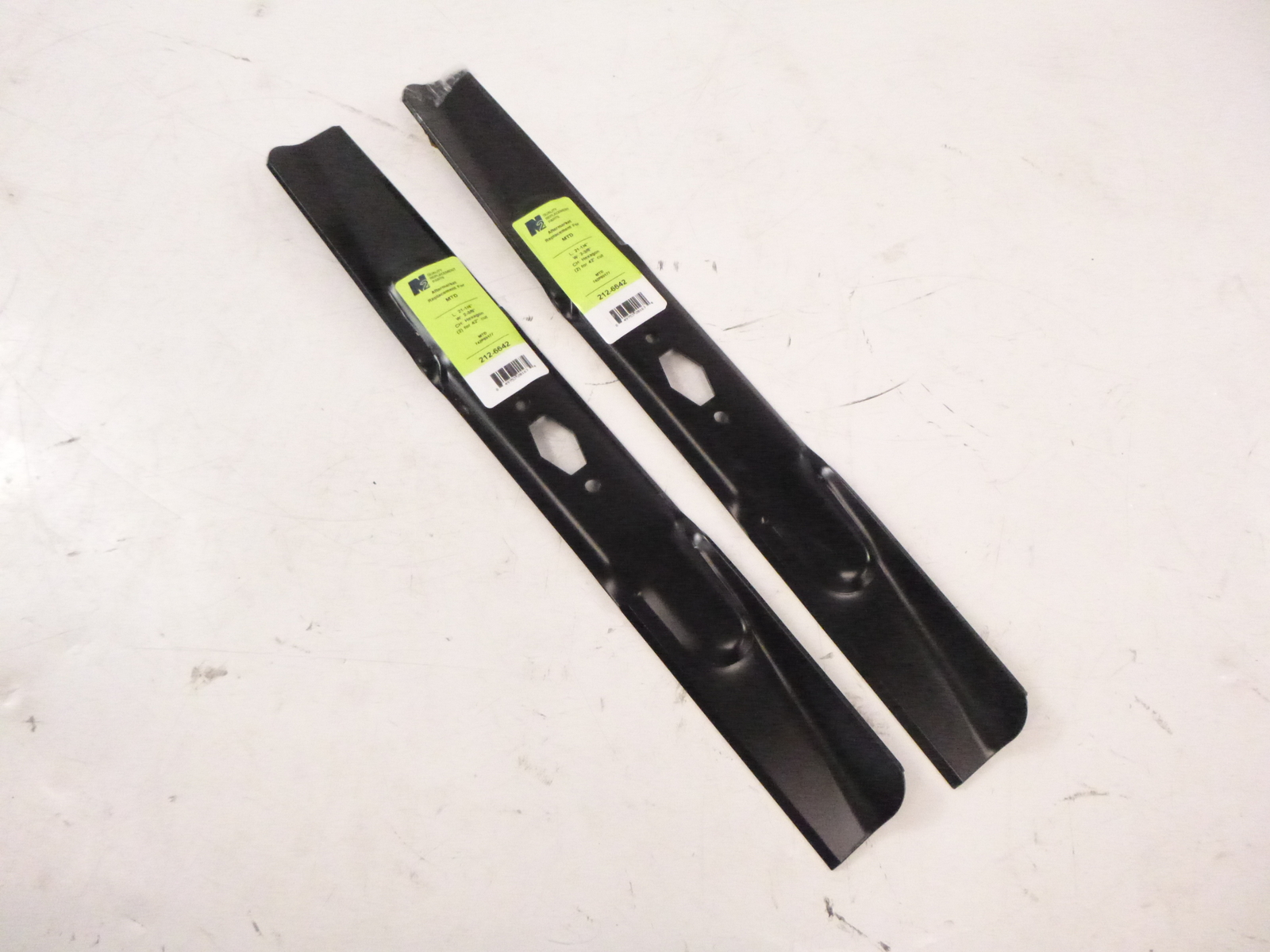 2 Pack MTD 742P05177 Mower Blades 211/4" x 23/8" 42"Deck 2126642 eBay