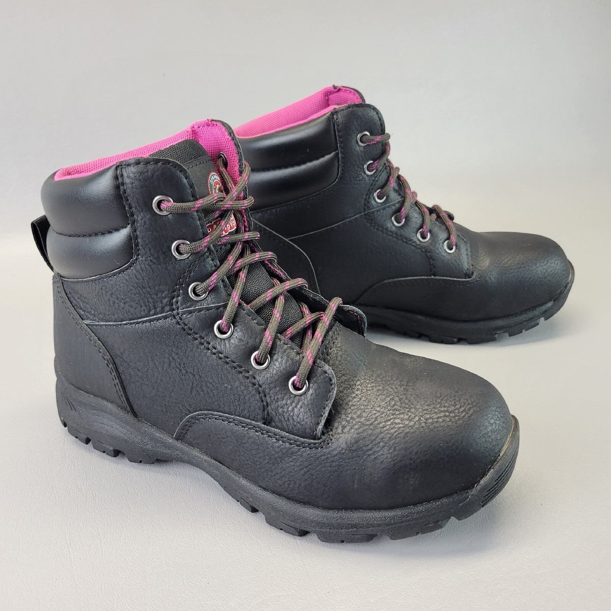 Steel Toe Botas Brahma Negras Calzado Botas Punta De Acero Brahma