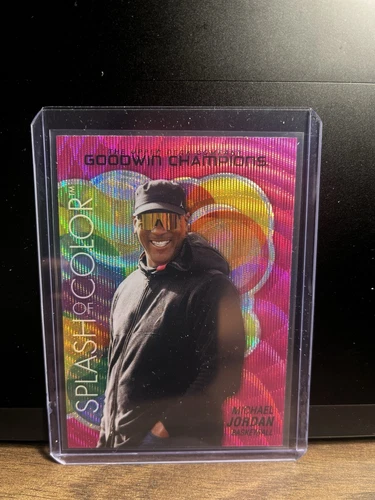 2023 UD Goodwin Champions - Michael Jordan Splash Of Color Pink Wave