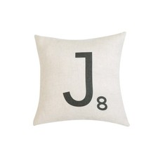 Letter-J8 With Polyester Insert Pillow