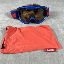 Marker Striker Youth Ski Goggles Blue With Amber Lens