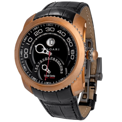 ブルガリ BVLGARI GBS.Y.98 ジェラルドジェンタ ジェフィカ バイ・レトログラード デイト 自動巻き メンズ _948299 Bvlgari GBS.Y.98 Gerald Genta Gefica Bi-Retro Bronze Double Signed
