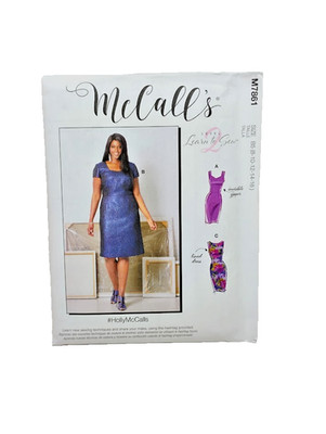 McCall's Misses' Dress Sleeve Variations Uncut Pattern M7861 B5 Sizes 8-16 B46