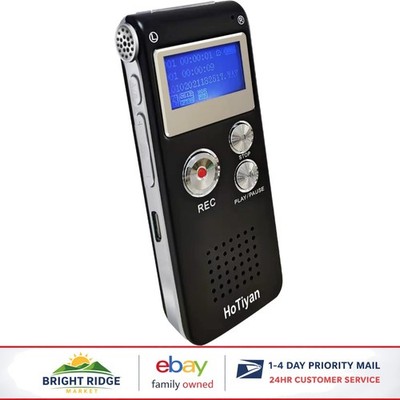 High-Definition Stereo Voice Recorder with USB Connectivity and Playback Feature