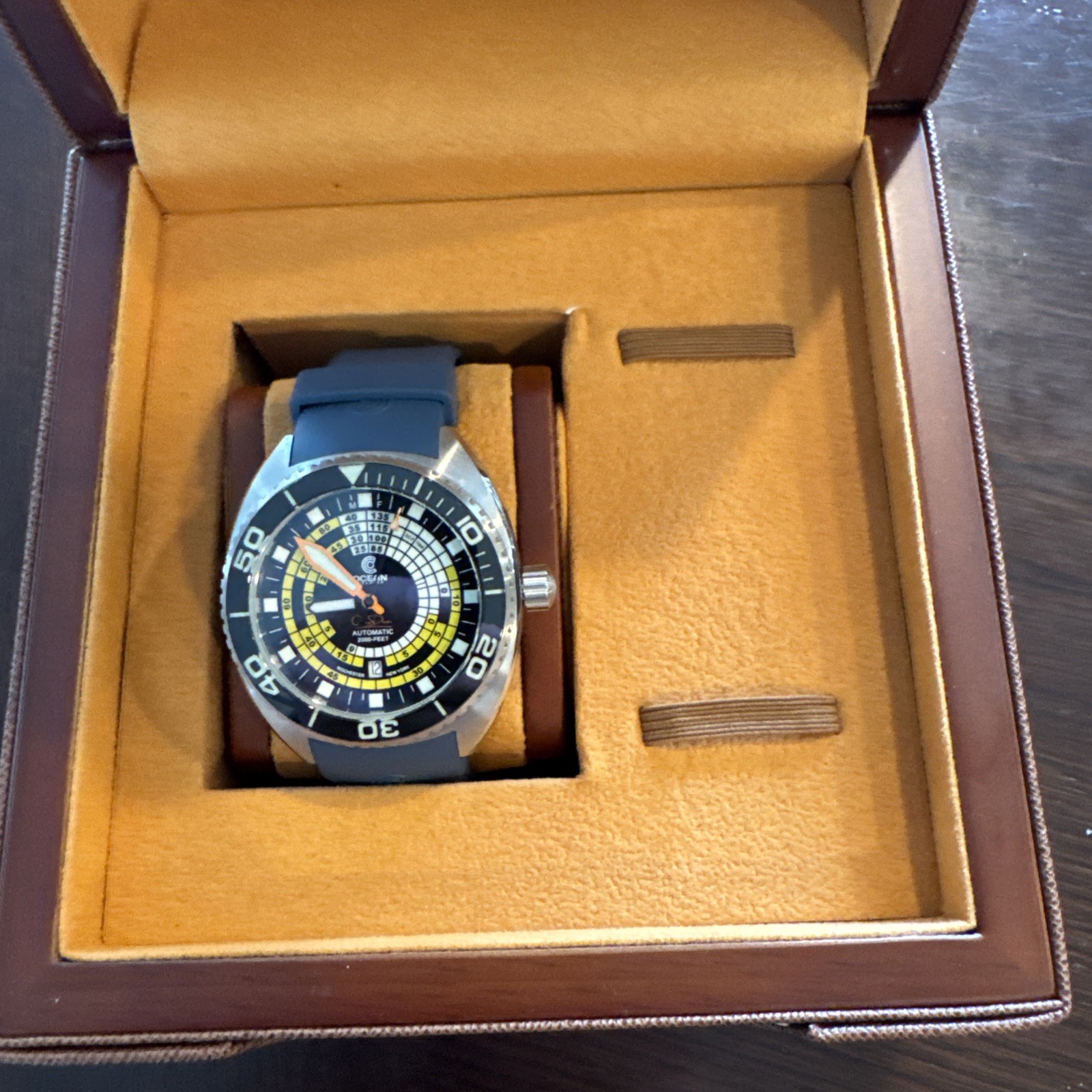 Ocean Crawler Decompression Timer Automatic Blue - image 11