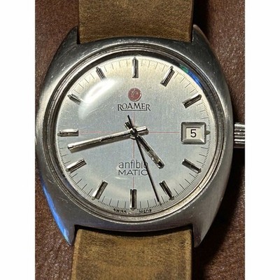 Roamer Antibio Matic 4791120 Watch Auto Working Aftermarket Band Light Marks