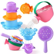 Fajiabao Baby Bath Toys for Kids Ages 1-3 Toddler Mold Small, Color