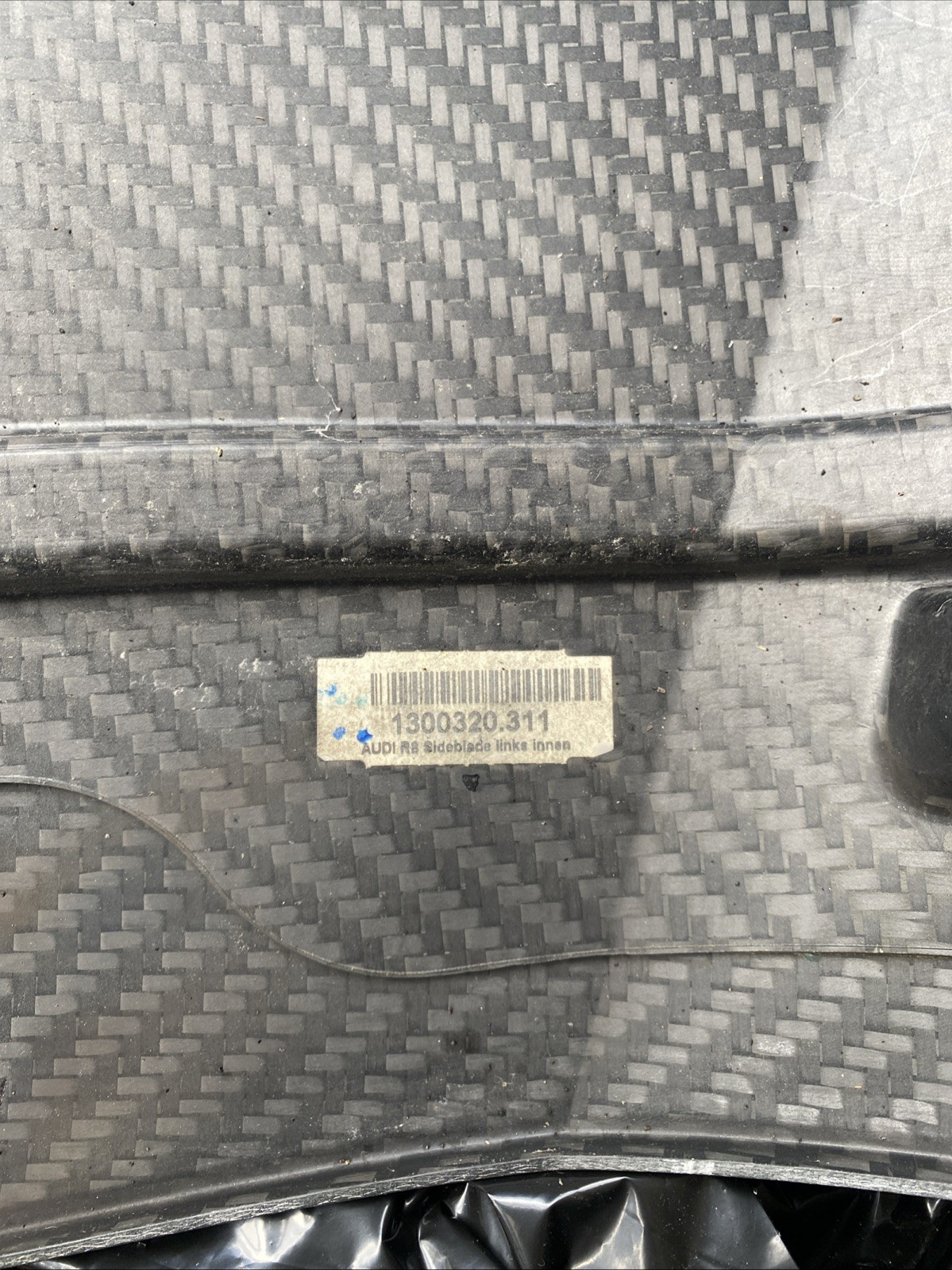 2014 2015 Audi R8 V8 Rear Left Driver Side Blade Panel Rechts Cover Trim Oem