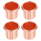 4 Pcs Teelichtaufsatz Teelichtständer Metallbecher Teelichthalter