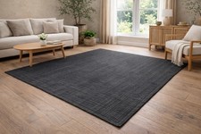 Rug Jute Carpet Mat Farmhouse Natural Handmade Braided Modern Rustic Look
