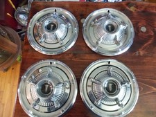 Oem Set Of 4 1966 Plymouth Gtx Satellite 14 5 Spoke Hubcaps Wheel Covers Fury