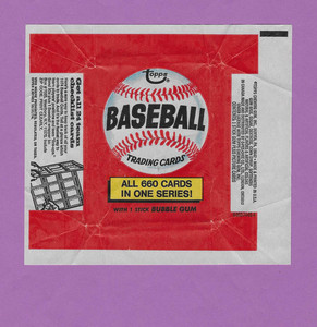 1974 Topps Baseball Wax Pack Wrapper