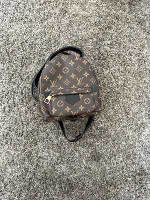Louis Vuitton Palm Springs Backpack Mini Brown Canvas Monogram