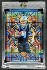 2025 Panini Mosaic Tetairoa McMillan Stained Glass Rookie RC #3 Panthers