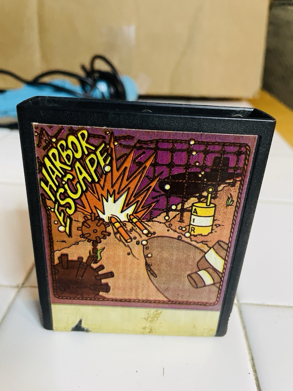 HARBOR ESCAPE for Atari 2600 - Rare - Tested & working well!