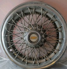 1981-92 Chevy Caprice 15inch Stainless Steel Wire Spoke Wheel Cover Oem Gm