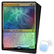 FOIL DEEPFATHOM ECHO X4 The Lost Caverns Of Ixalan LCI Magic MTG MINT CARD