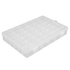  Storage Box with Lid Clear Plastic Boxes Screw and Bolt Organizer Nail