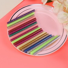 72pcs Glitter Hot Glue Colored Sticks Glue Mini Size Hot Melt Adhesive Sticks 0.18 per stick