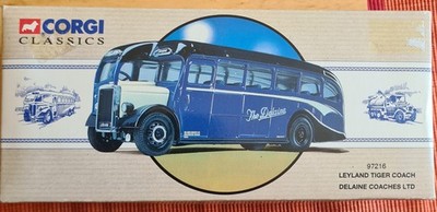 Corgi Classics Leyland Tiger Coach The Delaine/The Skyline Nr. 0976 Originalverpackt