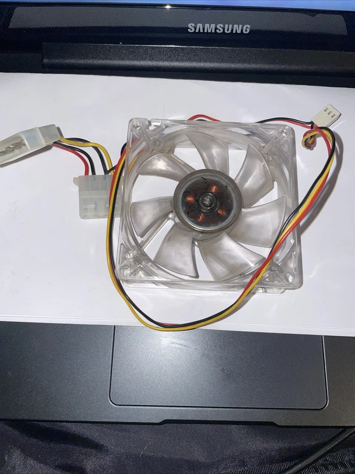 Single Rosewill  LED 80mm Computer Case Fan Model RFA80L-B Works Well Very Quiet - Image 3 of 4