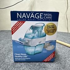 Navage Nasal Care Saline Nasal Irrigation W/20 Salt pods - New Sealed