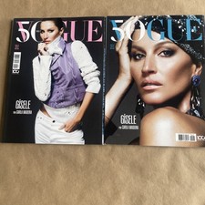 VOGUE BRAZIL GISELE BUNDCHEN X2 DECEMBER 25 Brand New Imported Limited Edition!!