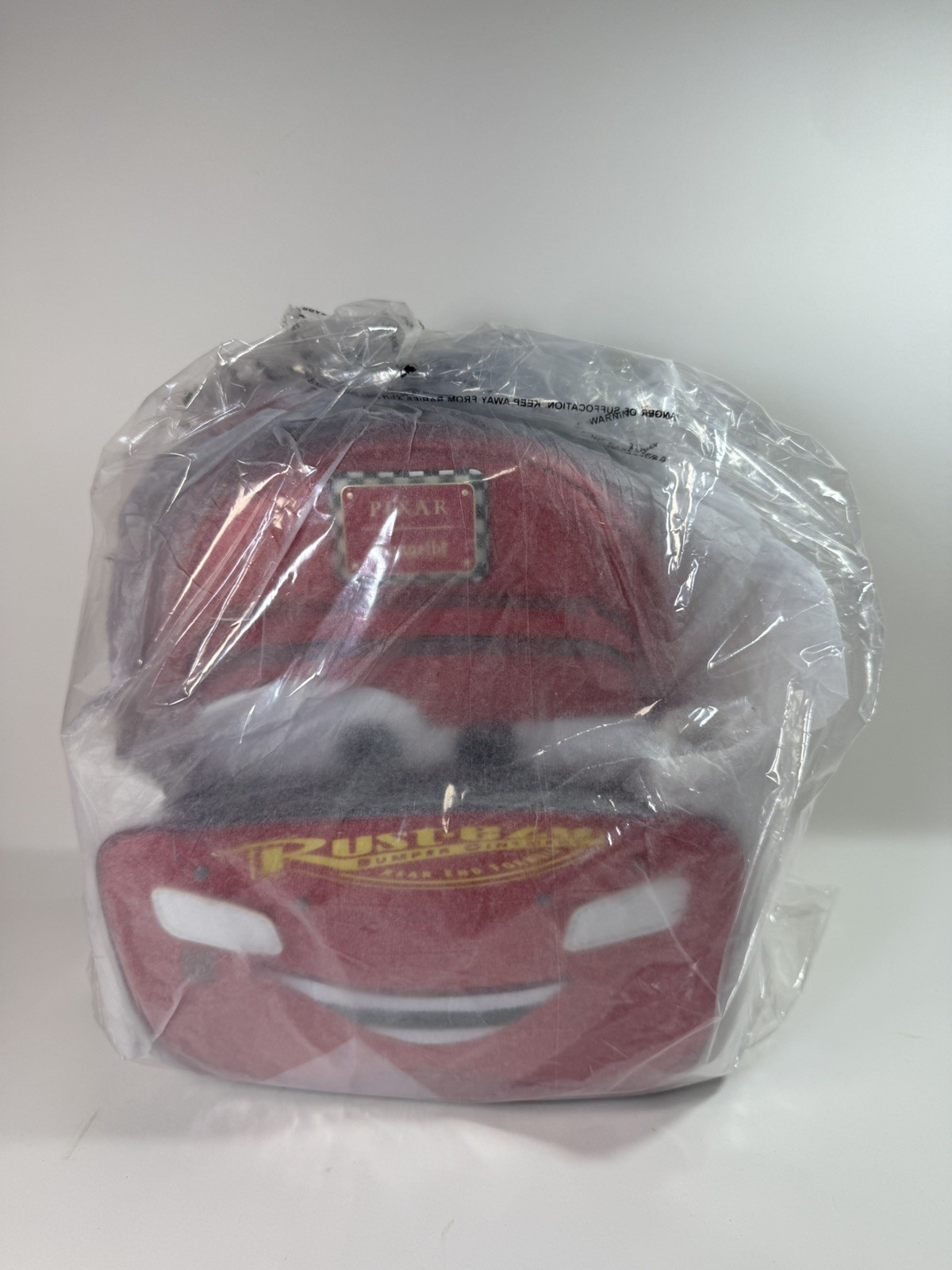 Loungefly Disney Pixar Cars Metallic Lightning McQueen Cosplay Mini Backpack NWT
