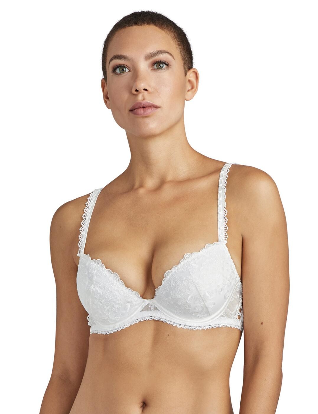 36D Aubade Pour Toujours Bra Plunge Padded Underwired Luxury Lingerie TC18