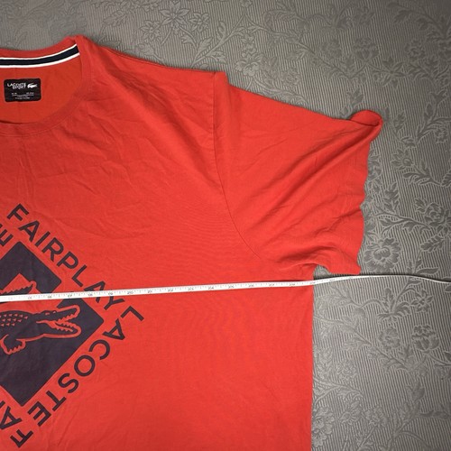 Lacoste Sport Ultra Dry 10R FairPlay Crew neck T-shirt 3XLB 58” Peru - Picture 3 of 12