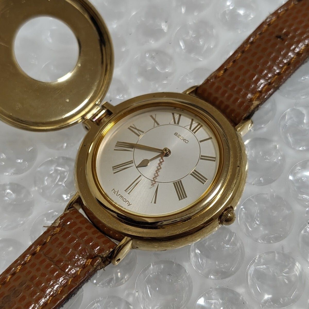 a283/激レア☆美品☆SEIKOSHA 昭和レトロ ゼンマイ時計 アンティーク
