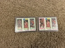 1980-81 Topps Basketball Julius Erving Mini Panel X2. See Full Description