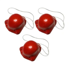 3/6/12pcs Clown Nose Rubber Costume Nose With Strap Halloween Party Decoration