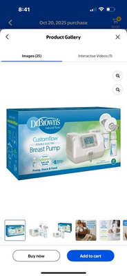 #ad #ad Dr. Brown#x27;s Custom Flow Hospital Strength Double Electric Breast Pump $30.00