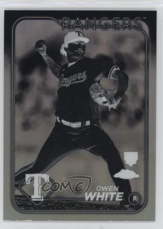 2024 Topps Chrome Negative Refractor Owen White #211 0q26