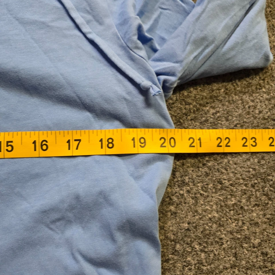 Life Is Good Top Mujer Grande Azul Manga Larga Sudadera con Capucha Crusher Lite Básico Informal Foto 4 de 4