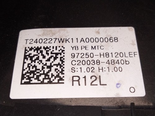 97250H8120 COMMANDE DE CLIMATISATION / CHAUFFAGE / 2714377 POUR KIA STONIC YB - Photo 4/9