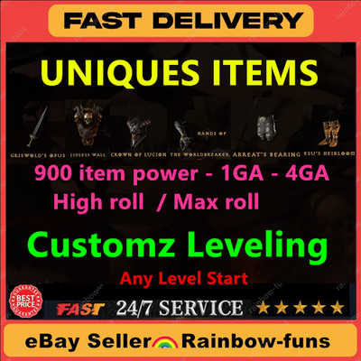 DIABLO 4 SEASON 13 ALL UNIQUES ITEMS Customz Order SC Virtual Item