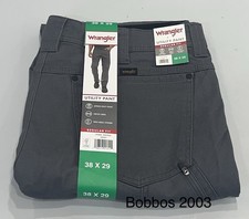 Wrangler Men's Regular Fit Utility Pants, Gray, Size 38X29