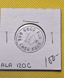 Summers Bus Lines Good For 10c One Cash Fare Transit Token AL120C our # B2557