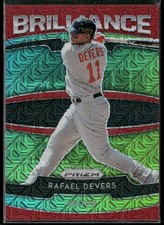 Rafael Devers #/149 Red Mojo Prizm Brilliance 2020 Panini Prizm Sox